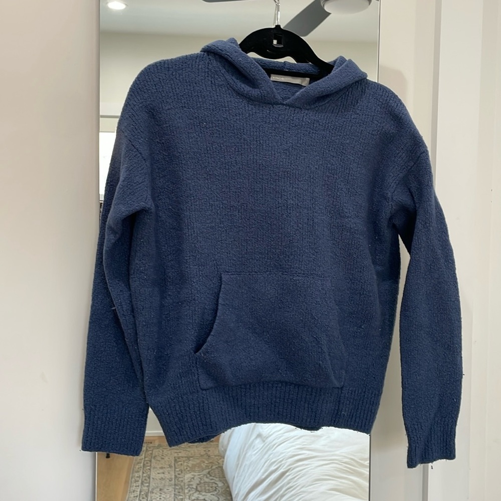 Vince navy blue hoodie size Small